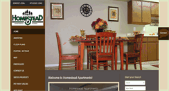 Desktop Screenshot of homesteadapartmentseastlansing.com